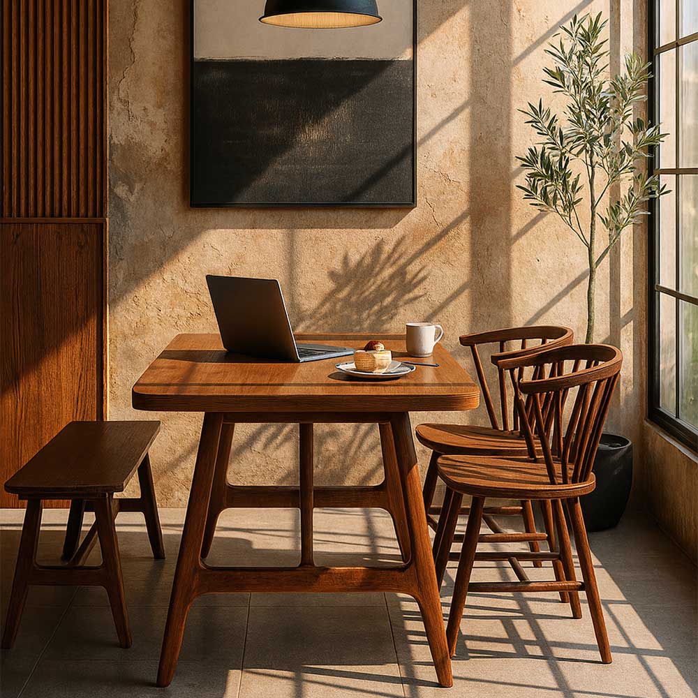 Our Home Geordie 4 Seater Dining Set