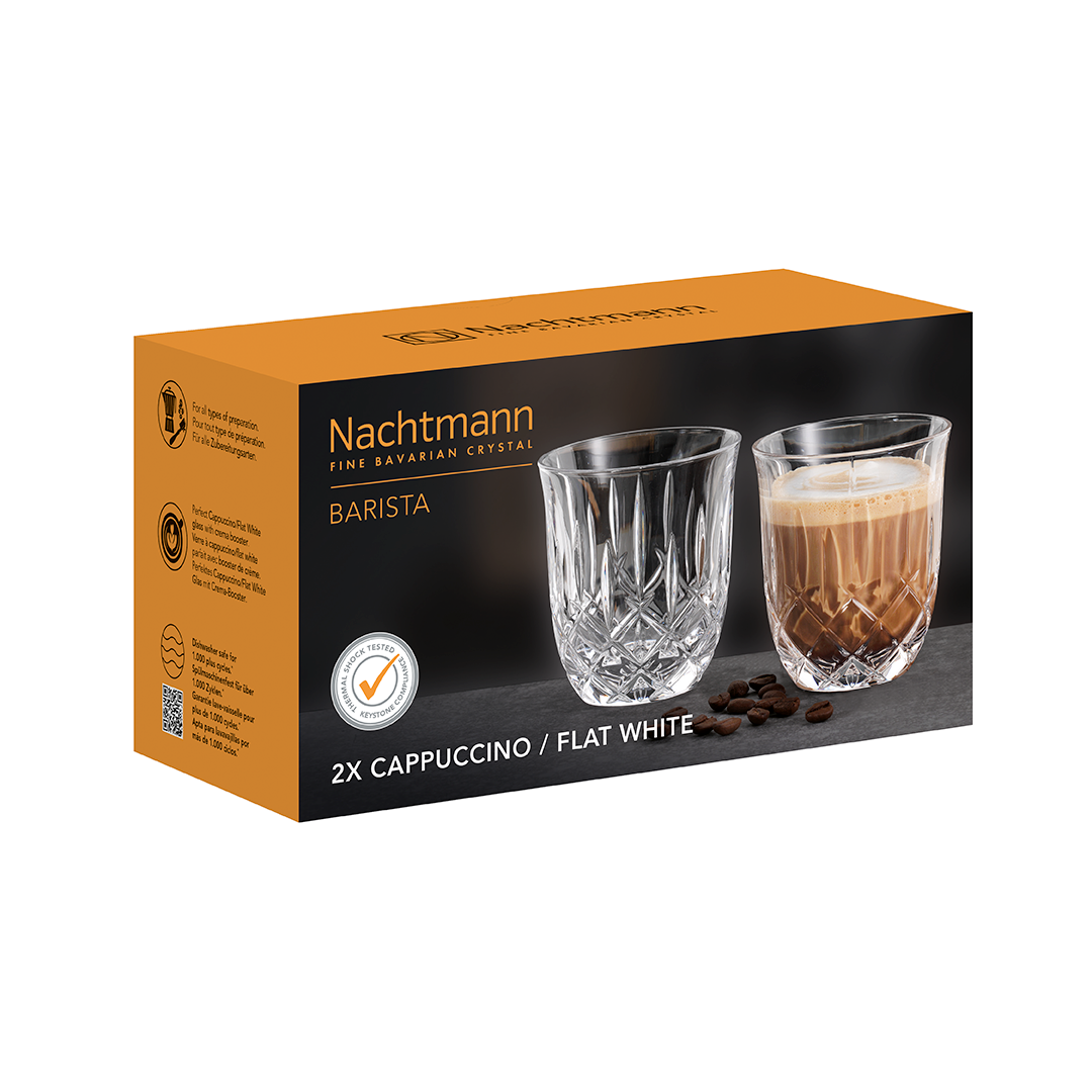 Nachtmann Barista Noblesse Capuccino Glass Set of 2