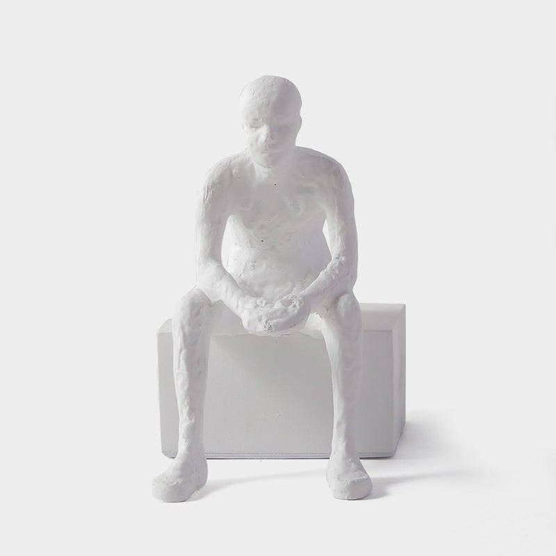 Arteseria Sitting Man Sculpture