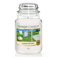 Yankee Clean Cotton Candle Jar