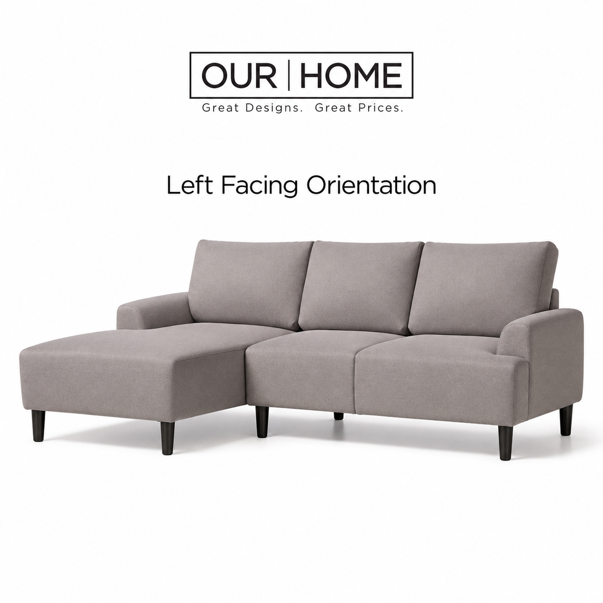 Our Home Camley Sectional Sofa