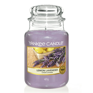 Yankee Lemon Lavender Classic Candle Jar