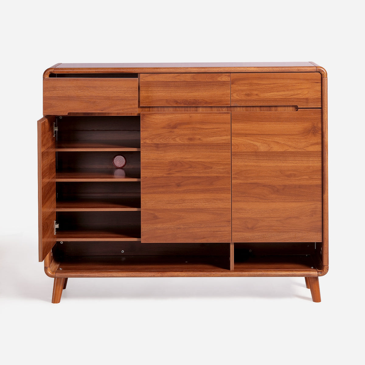 Our Home Gilmore 3 Door Shoe Cabinet