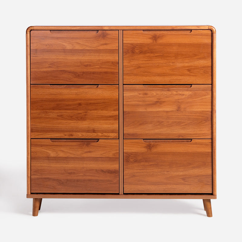 Our Home Gilmore Tilt 6 Door Shoe Cabinet