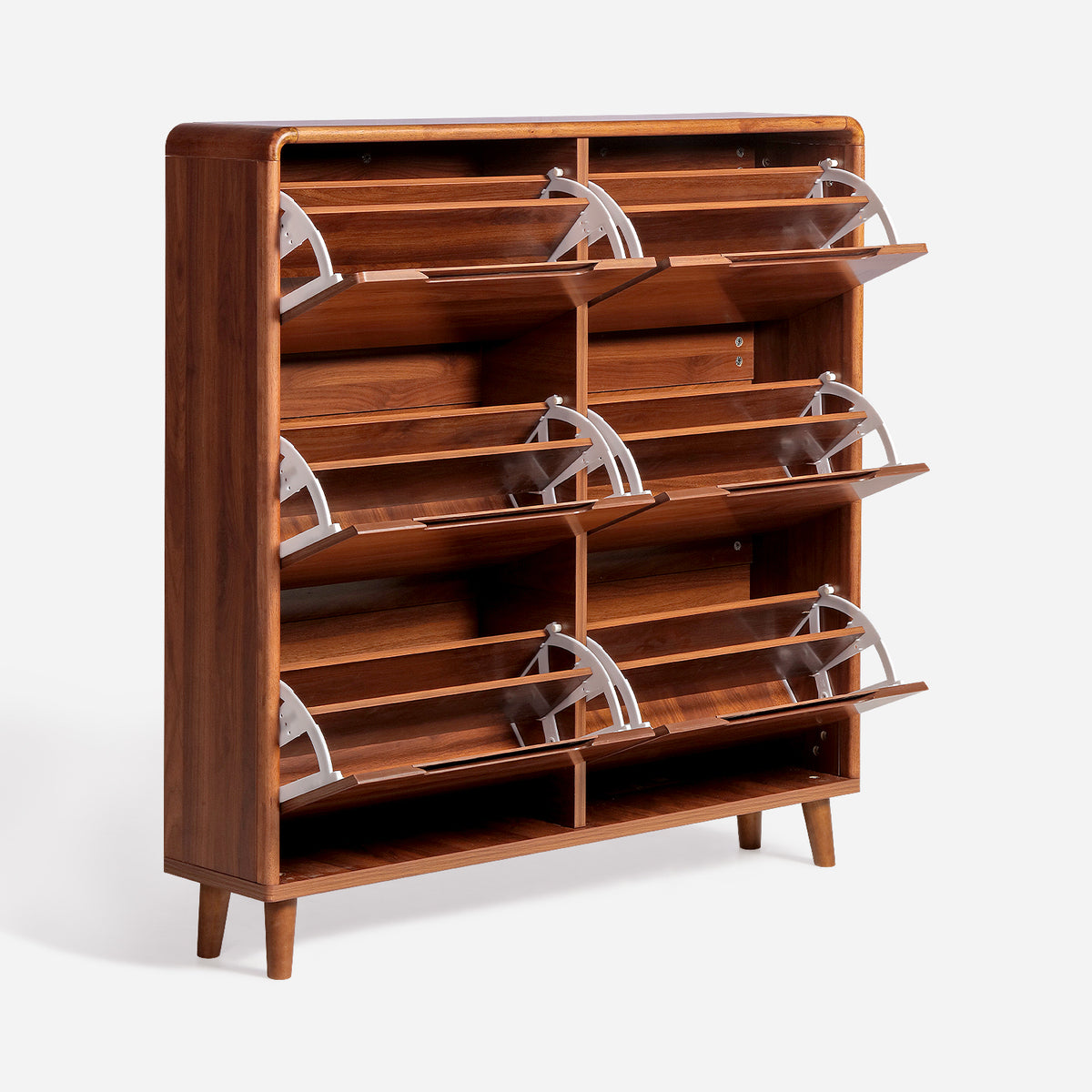 Our Home Gilmore Tilt 6 Door Shoe Cabinet