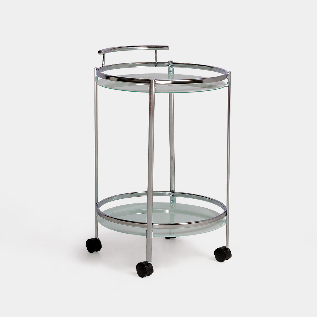 Our Home Aleks Round Bar Cart