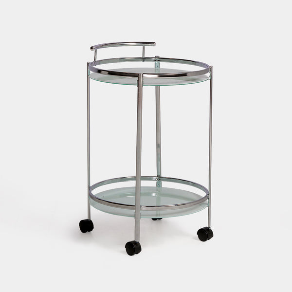 Our Home Aleks Round Bar Cart