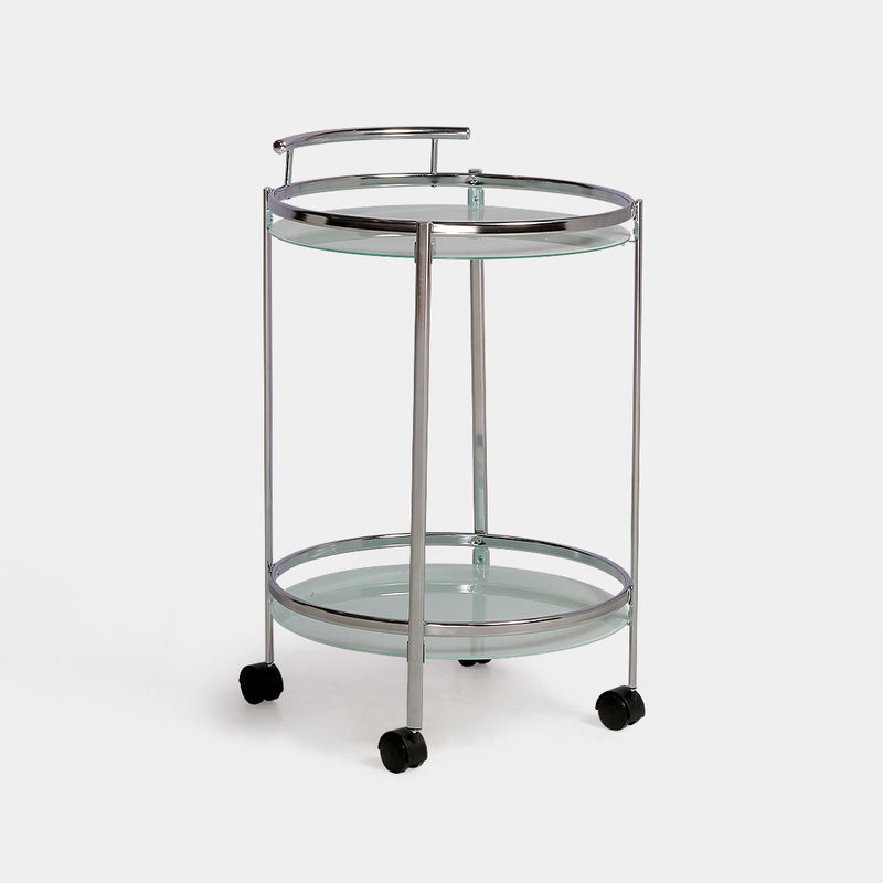 Our Home Aleks Round Bar Cart