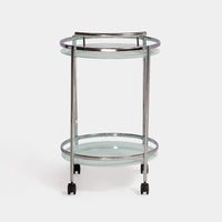Our Home Aleks Round Bar Cart