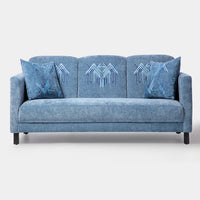 Our Home Francis Libiran Felice 3 Seater with Embroideries Sofa