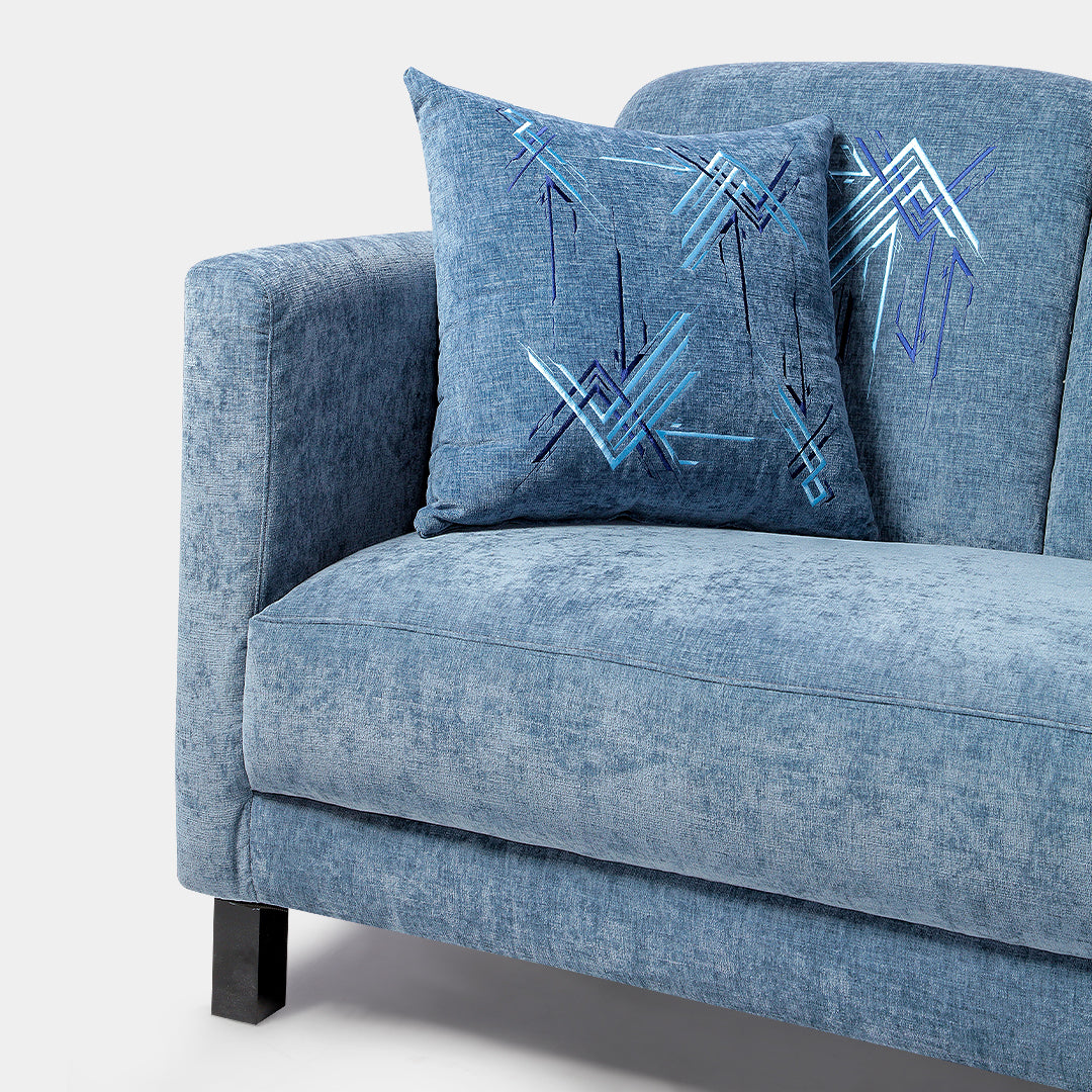 Our Home Francis Libiran Felice 3 Seater with Embroideries Sofa