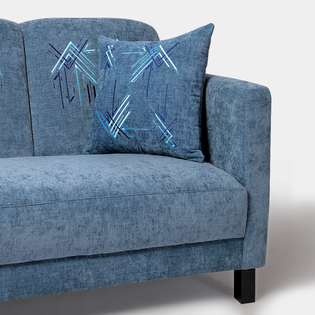 Our Home Francis Libiran Felice 3 Seater with Embroideries Sofa