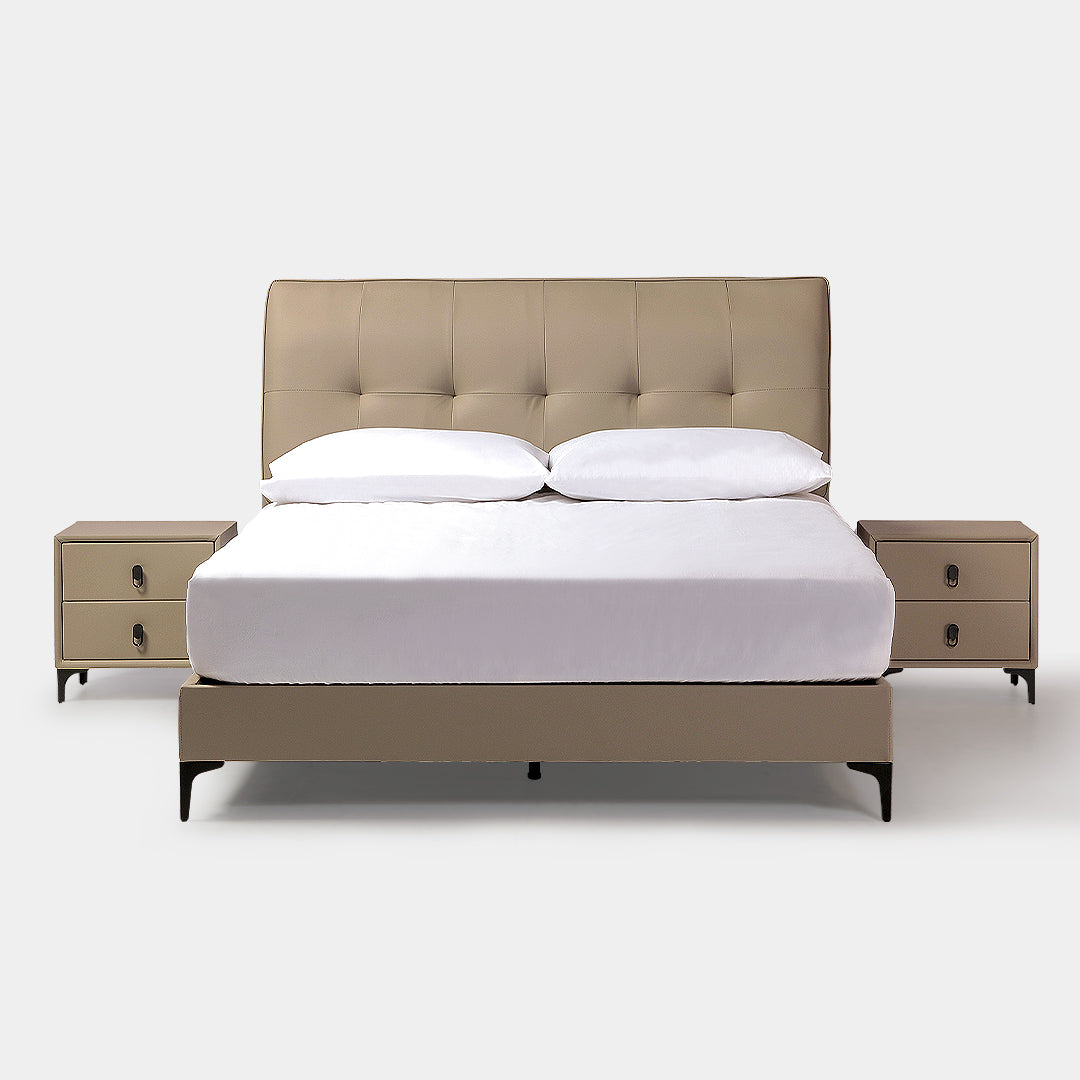 Our Home Hansel Bedrame with 2 Complimentary Bed Side Table