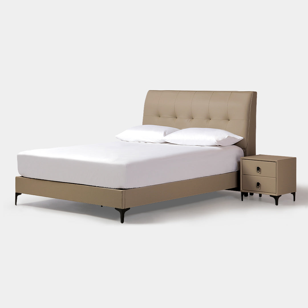 Our Home Hansel Bedrame with 2 Complimentary Bed Side Table