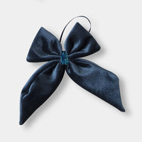 Blue Bow Ornament