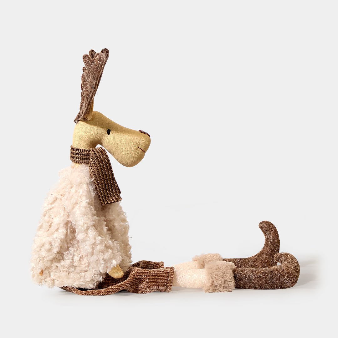 Our Home Moose Light Brown Plush