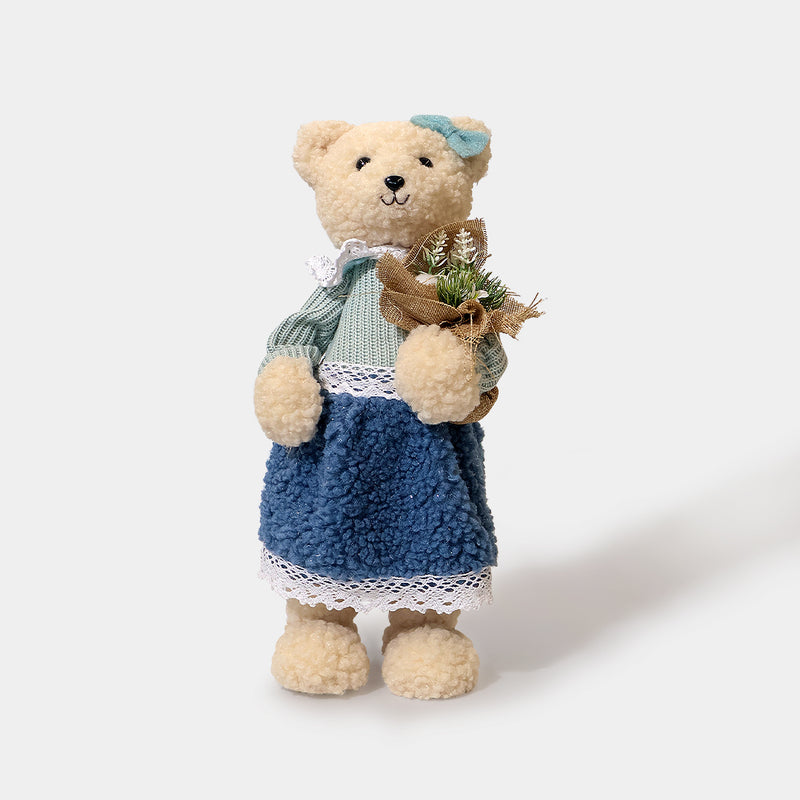 Our Home Girl Bear Denim Blue