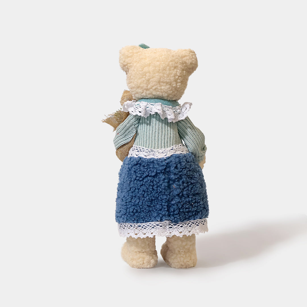 Our Home Girl Bear Denim Blue