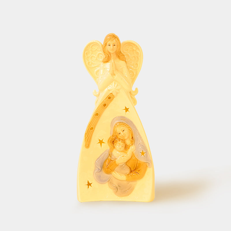 Holy Light Nativity Guardian Angel Décor