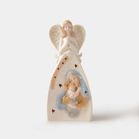 Holy Light Nativity Guardian Angel Décor