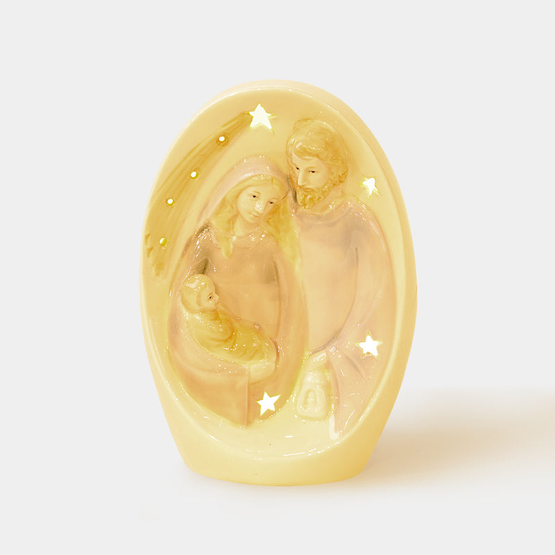 Holy Light Nativity Sacred Family Décor