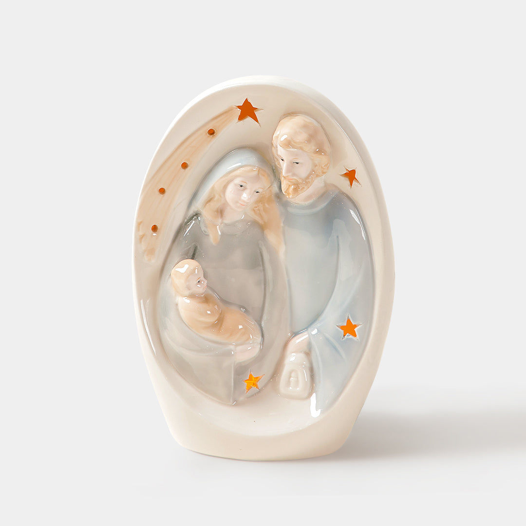 Holy Light Nativity Sacred Family Décor