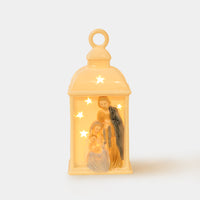 Holy Light Nativity Lantern Décor