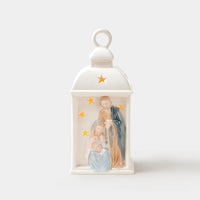 Holy Light Nativity Lantern Décor