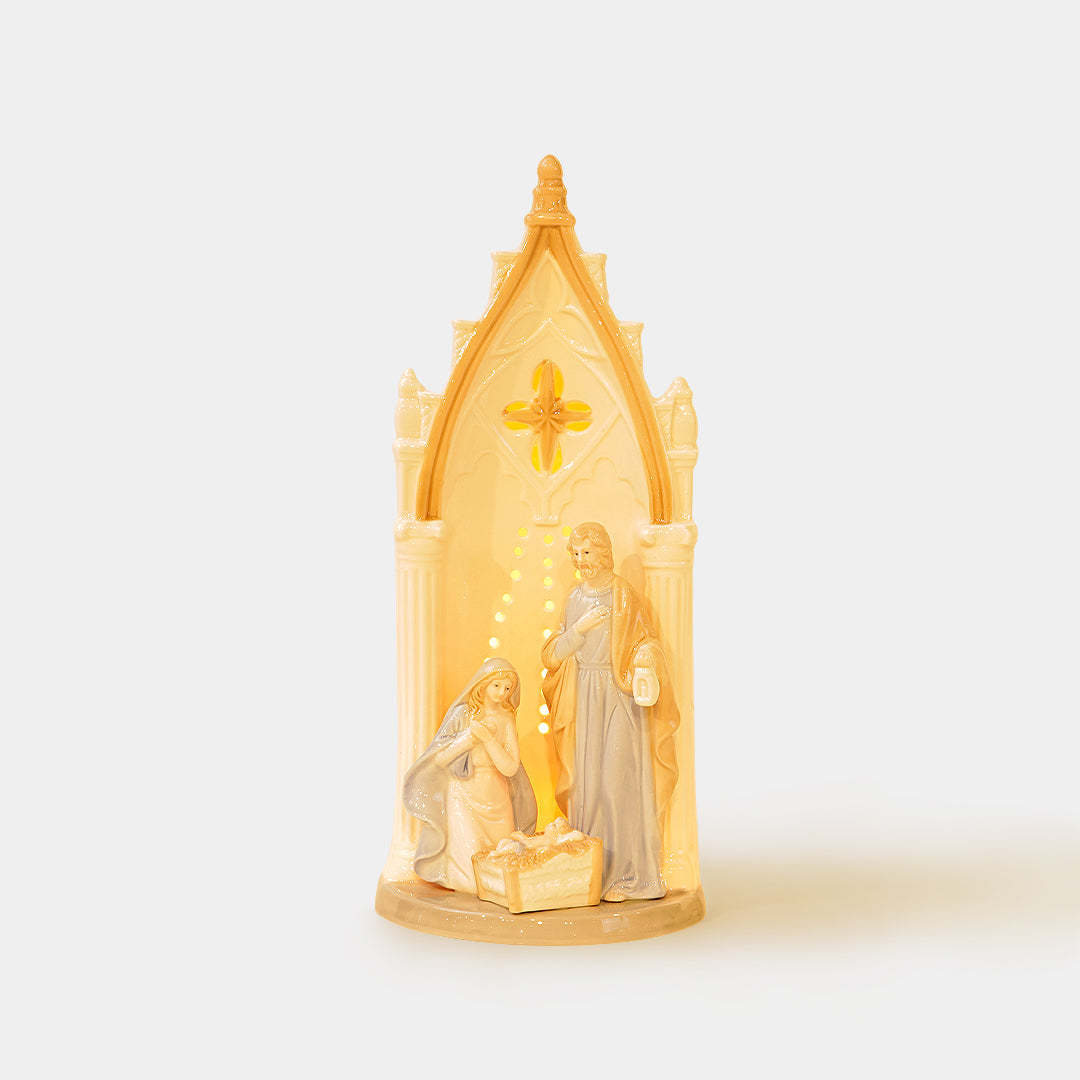 Holy Light Nativity Church Décor