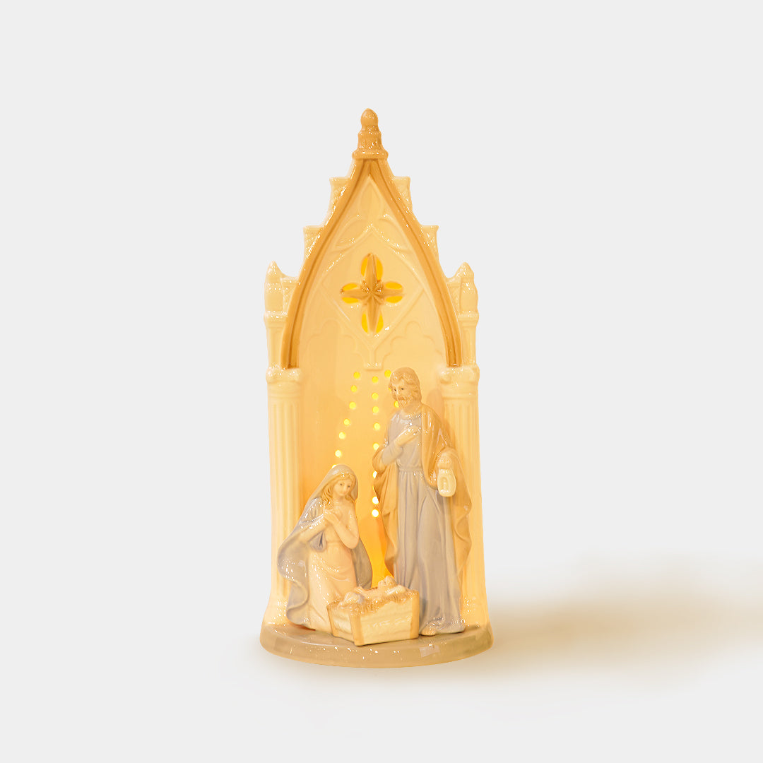 Holy Light Nativity Church Décor