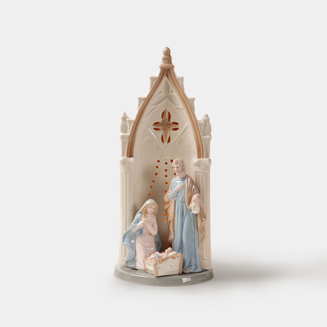 Holy Light Nativity Church Décor