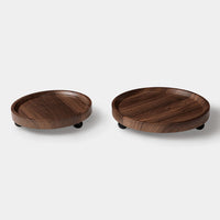 Quadro Wooden Tray Set of 2 Round