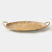 Gold Decorative Oval Tray