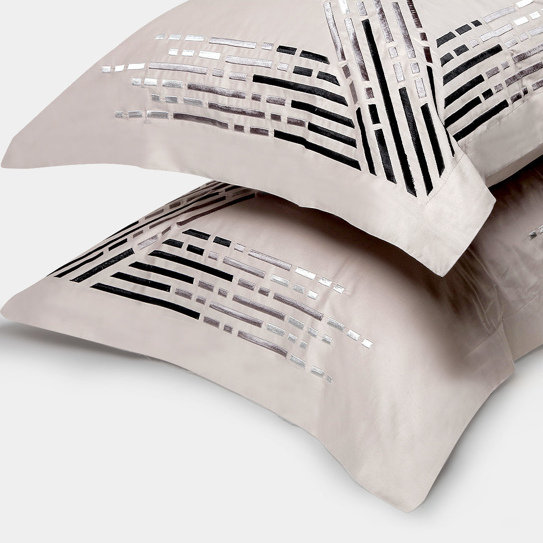 Francis Libiran Couture Linear Pillow Sham