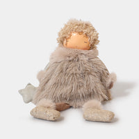 Winter Furry Coat Girl with Star