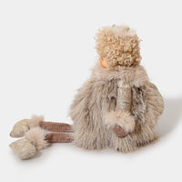 Winter Furry Coat Girl with Star