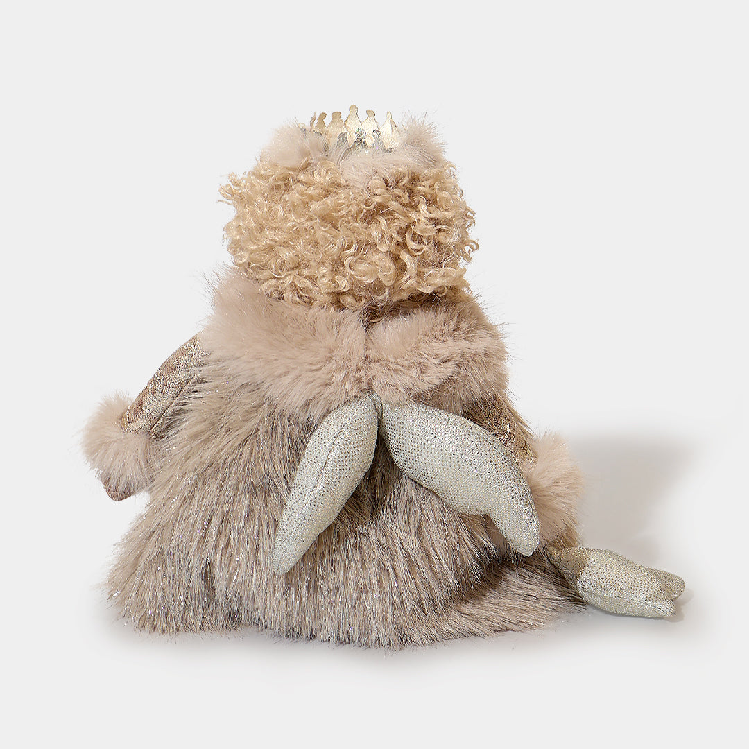 Winter Furry Coat Girl with Star