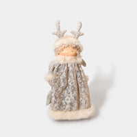 Winter Antler Dress Girl with Star