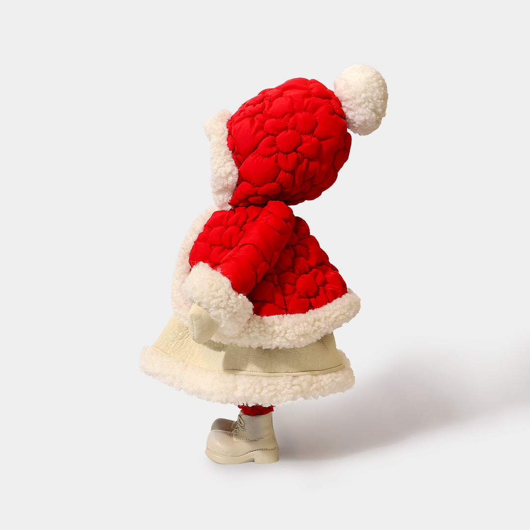 Winter Mushroom Red Hood Girl with Star