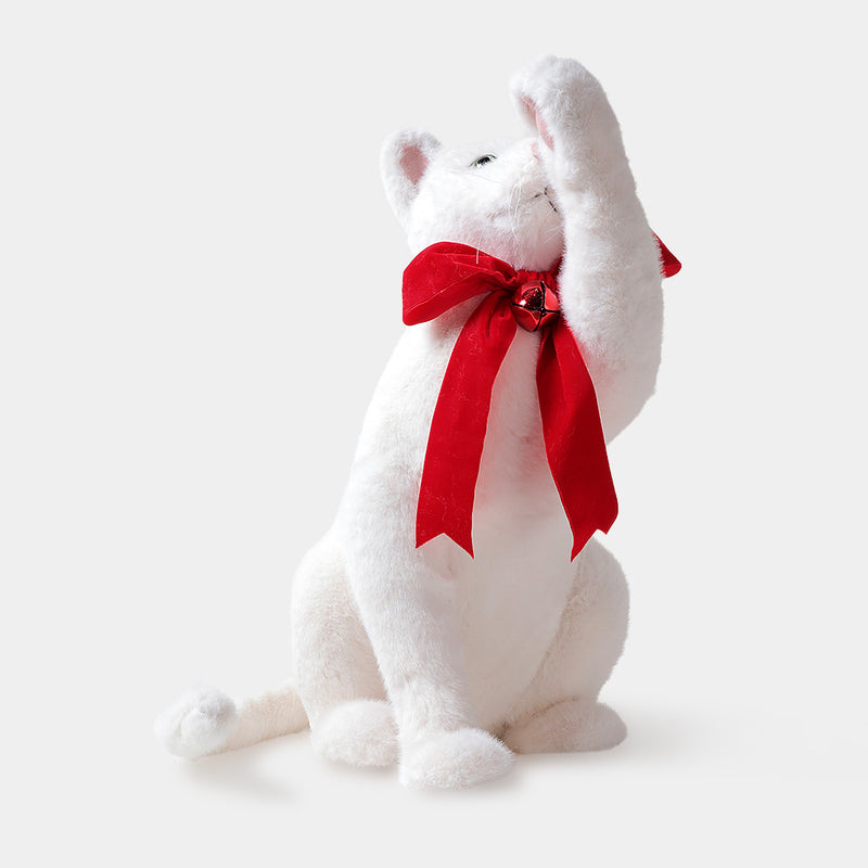 Sitting White Cat from Paws & Claws Collection