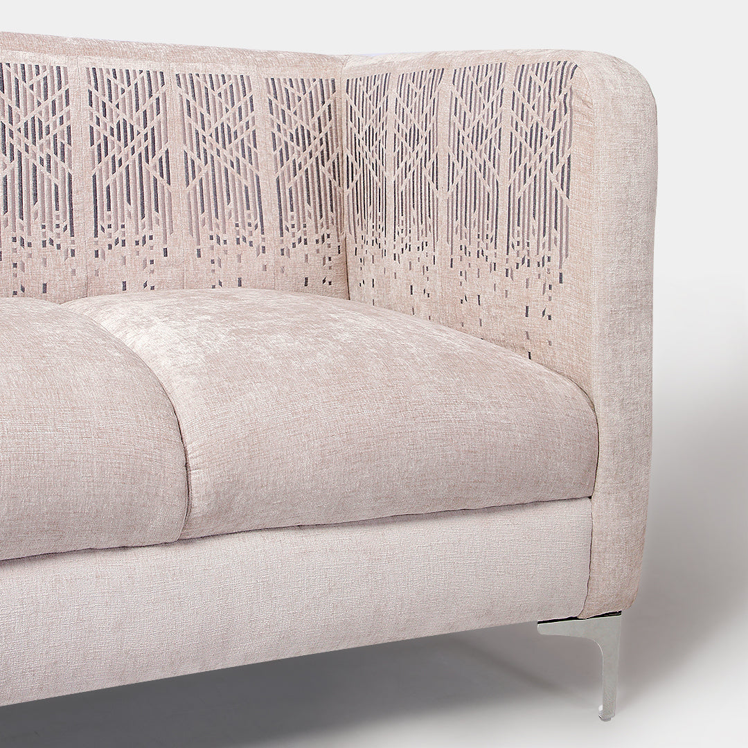 Our Home Francis Libiran Fulton 3 Seater with Embroideries Sofa