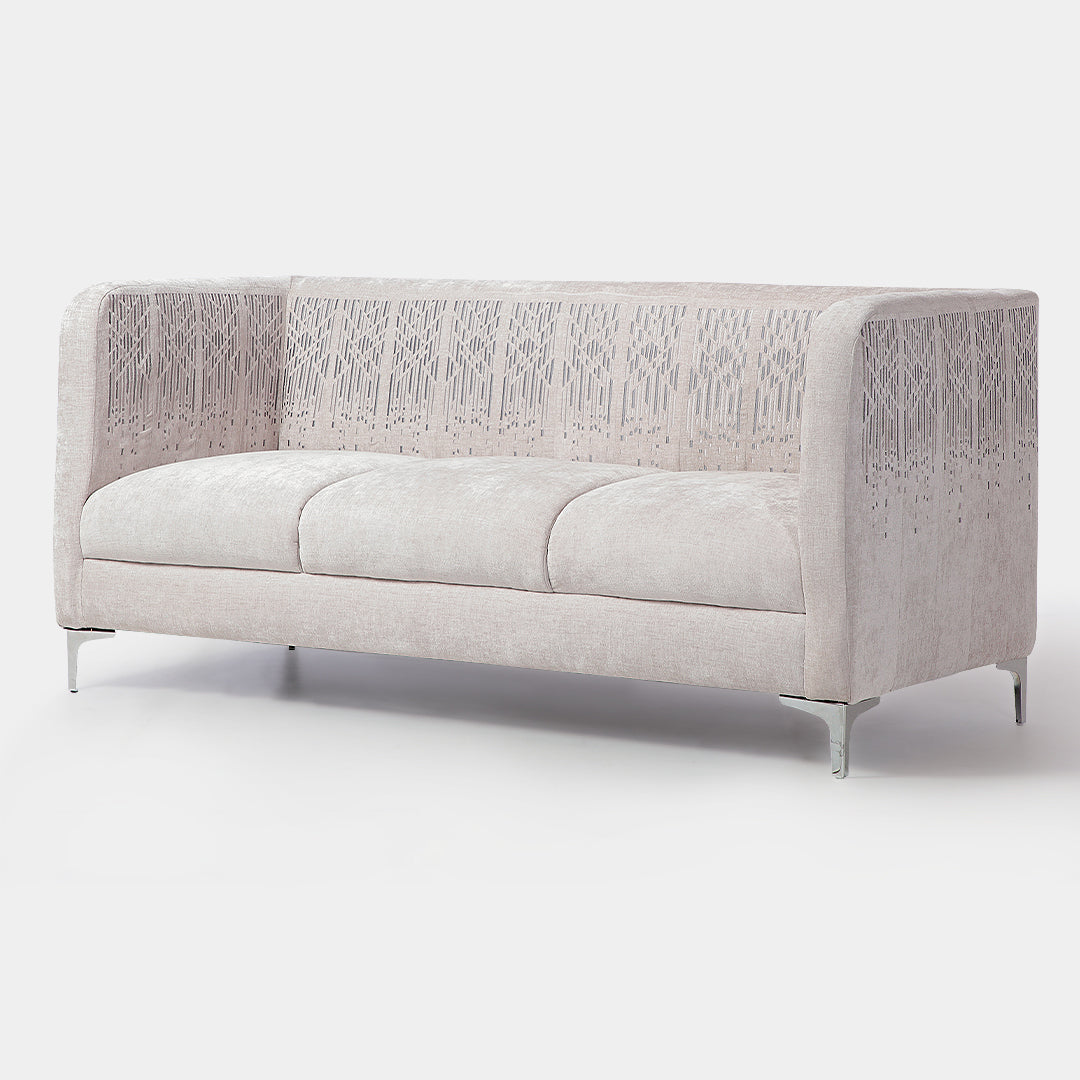 Our Home Francis Libiran Fulton 3 Seater with Embroideries Sofa