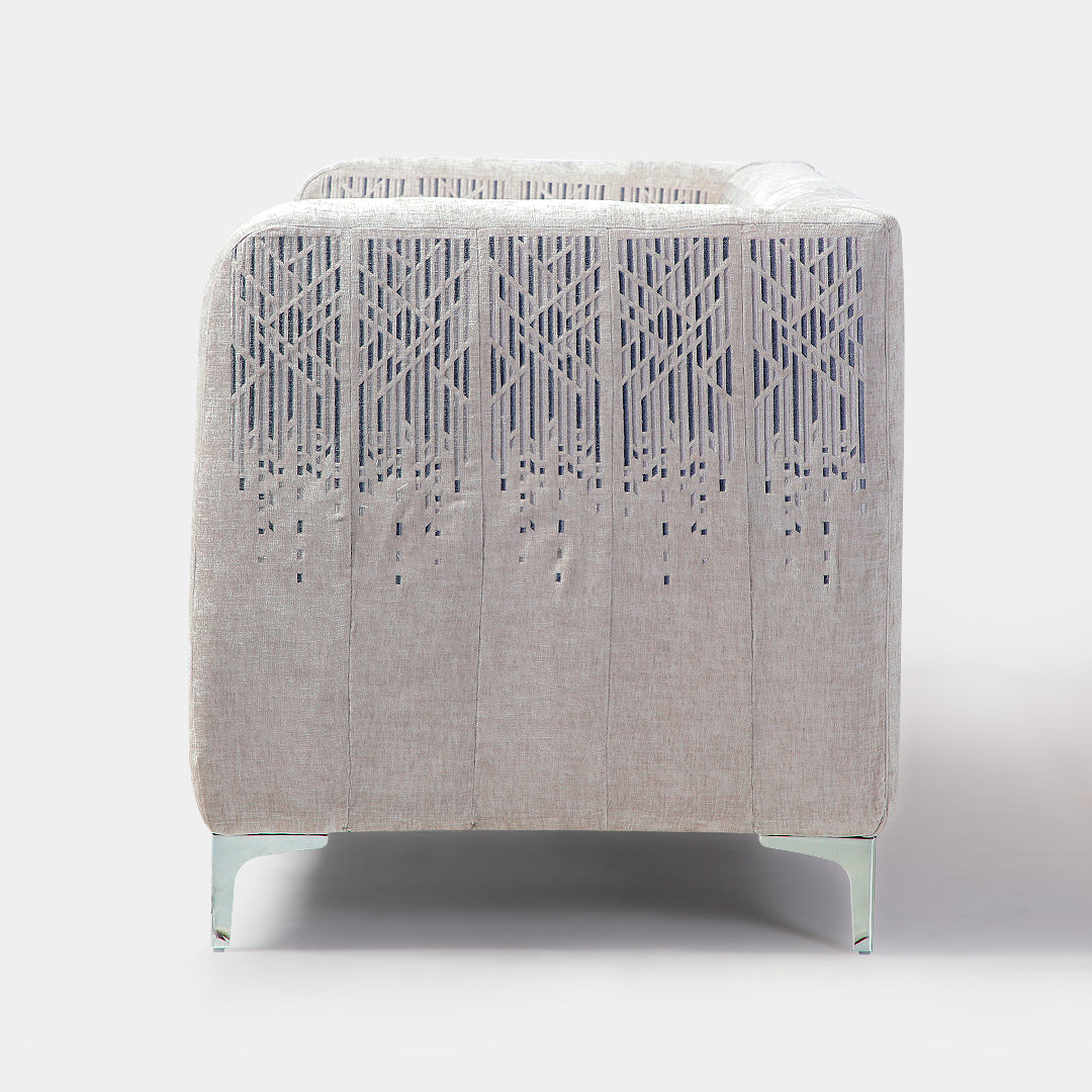 Our Home Francis Libiran Fulton 3 Seater with Embroideries Sofa