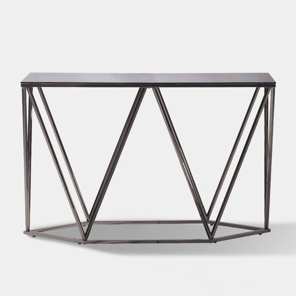 Our Home Symphony Smoke Console Table
