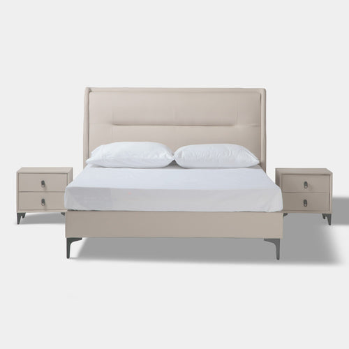 Our Home Hubli Bedframe with 2 Bedside Table