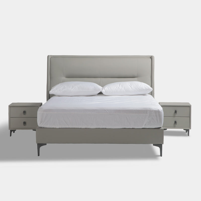 Our Home Hubli Bedframe with 2 Bedside Table