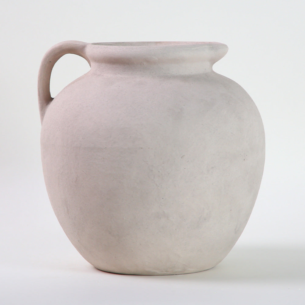Newince Natural Round Eared Vase Terracotta