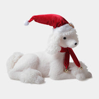 Sitting White Dog Hat and Scarf from Paws & Claws Collection