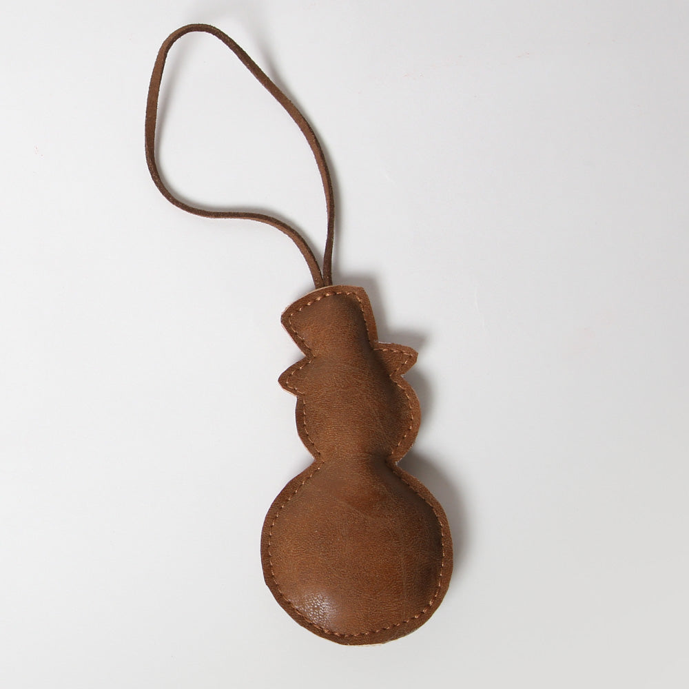 Snowman Ornament Faux Leather Collection