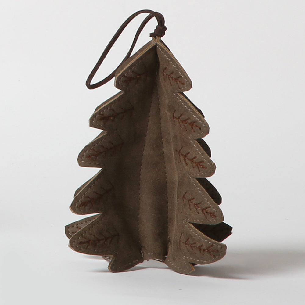 Tree Ornament Faux Leather X2322083